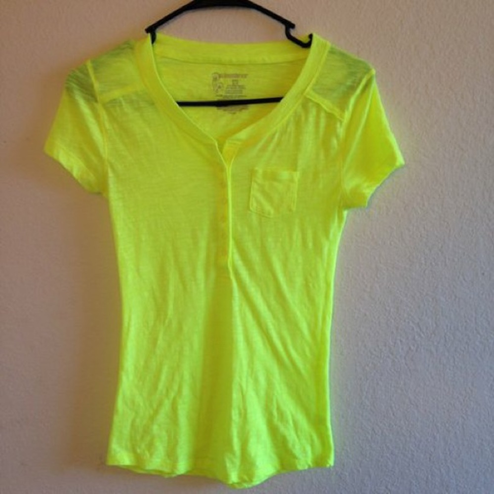 Neon yellow t-shirt